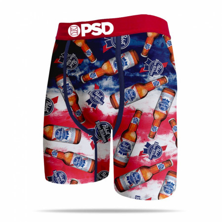 Pabst Blue Ribbon Beer Bottles Men's PSD Boxer Briefs