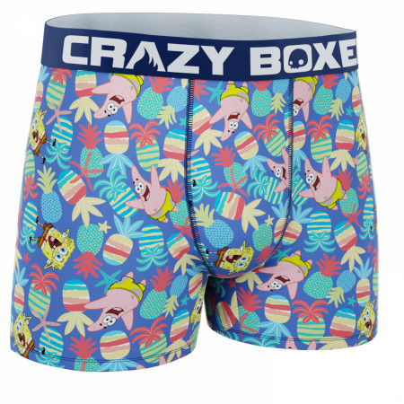 Crazy Boxer SpongeBob SquarePants Tropical Pineapple Fun Boxer Briefs