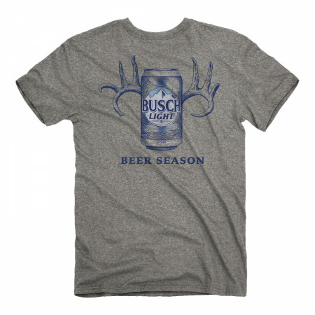 Busch Light Beer Season Front and Back Print T-Shirt