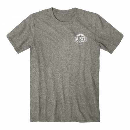 Busch Light Beer Season Front and Back Print T-Shirt