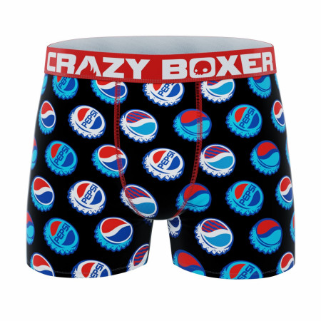 Crazy Boxer Pepsi Cola Logo Bottle Caps All Over Print Men's Boxer Briefs