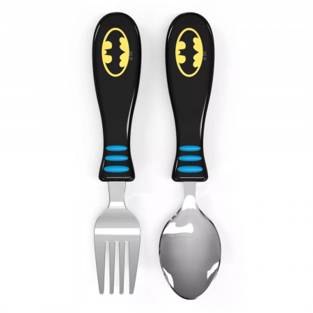 Batman Easy Grip Flatware Fork Spoon Set