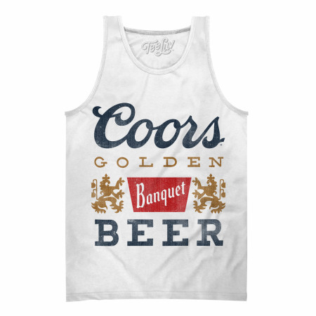 Coors Golden Banquet Bold Logo Tank Top