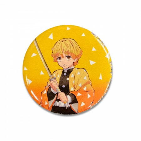 Demon Slayer Zenitsu Agatsuma Button