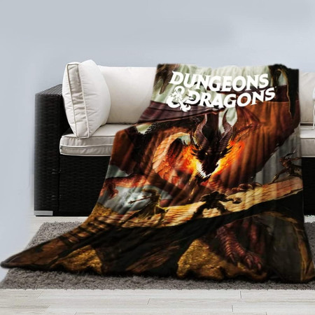 Dungeons & Dragons Battle 45" x 60" Throw Blanket