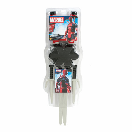 Deadpool Weapons Set - 2 Sword & 2 Sai Backpack