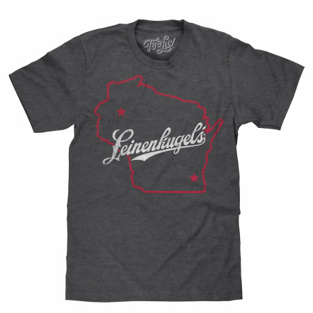 Leinenkugel's Beer Wisconsin Map T-shirt