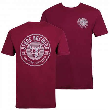 Stone Brewing Men's Maroon Criterion T-Shirt