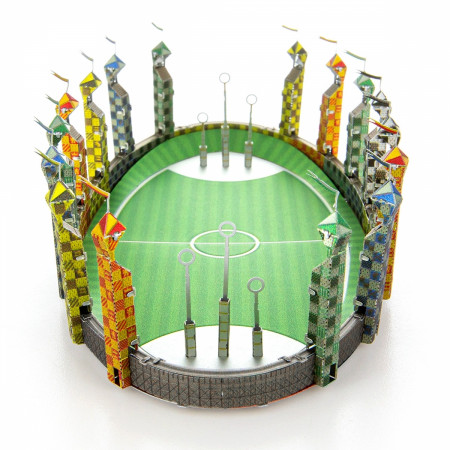 Harry Potter Quidditch Pitch Colored Metal Earth Model Kit