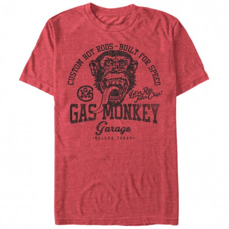 Gas Monkey Garage Athletic Monkey Red T-Shirt