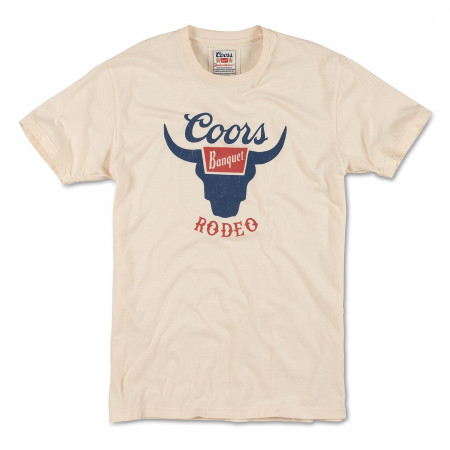 Coors Retro Style Logo Rodeo Symbol Brass Tacks T-Shirt