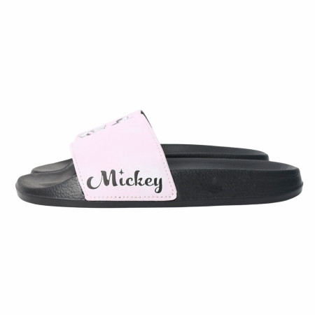 Minnie and Mickey Hanging Out Women's Flip Flop Slide Sandals