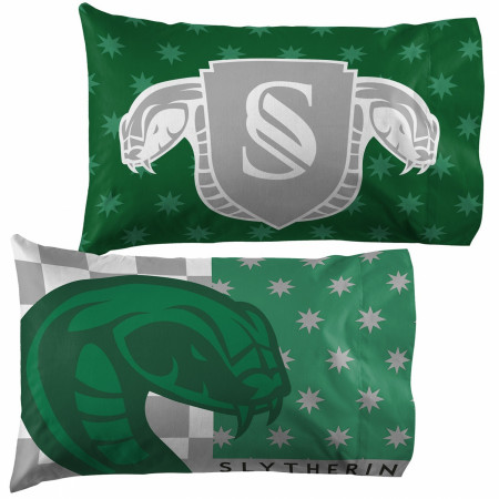 Harry Potter Slytherin Pride Single Reversible Pillowcase