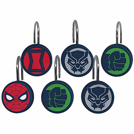 Marvel Avengers Emblems 14-Piece Bathroom Set