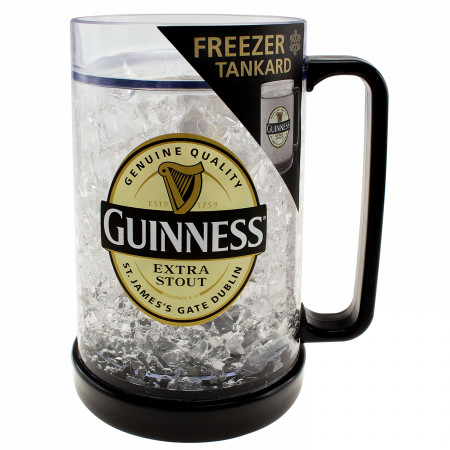 Guinness Old Fashioned Logo 13.5oz Freezer Tankard