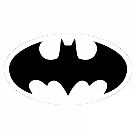 Batman Logo Cut Out Car Decal