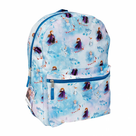 Frozen 2 Elsa, Anna and Olaf All Over Print Backpack