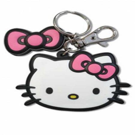 Hello Kitty Big Face Key Chain