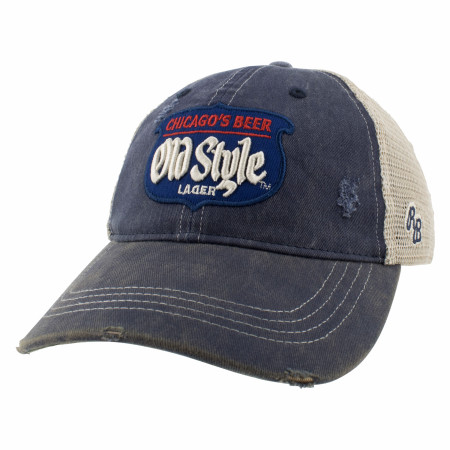 Old Style Retro Brand Distressed Denim Hat