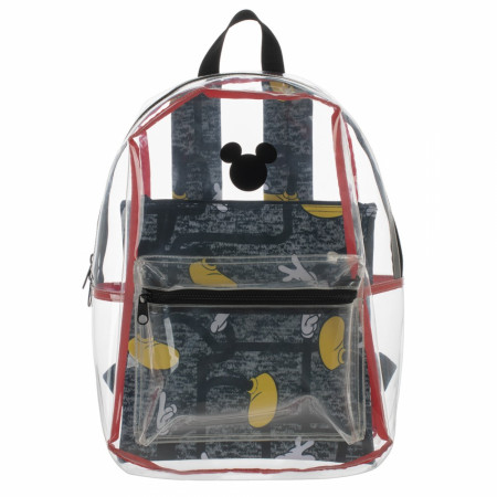 Disney Mickey Mouse Clear Backpack