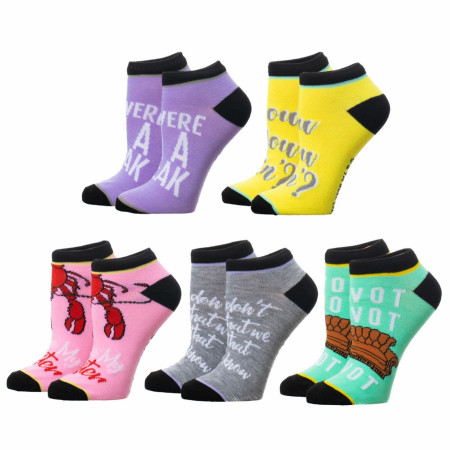 Friends 5-Pack Women's Junior Ankle Socks