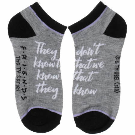 Friends 5-Pack Women's Junior Ankle Socks