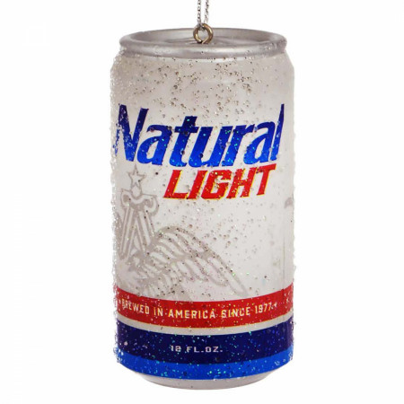 Natural Light Beer Can Holiday Ornament