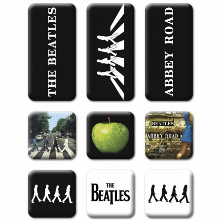 The Beatles Abbey Road 9-Piece Magnet Set