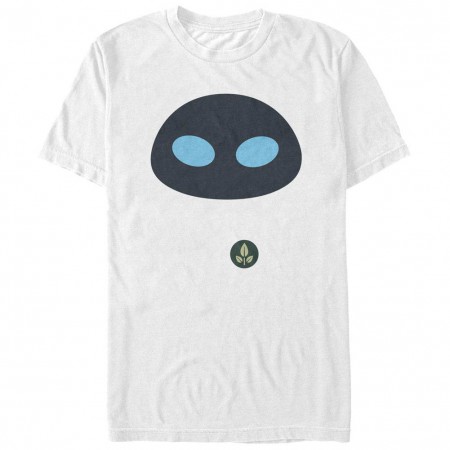 Disney Pixar Wall E Eve Face White T-Shirt