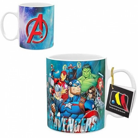 Marvel Avengers Characters and Symbol 11oz Ceramic Mug