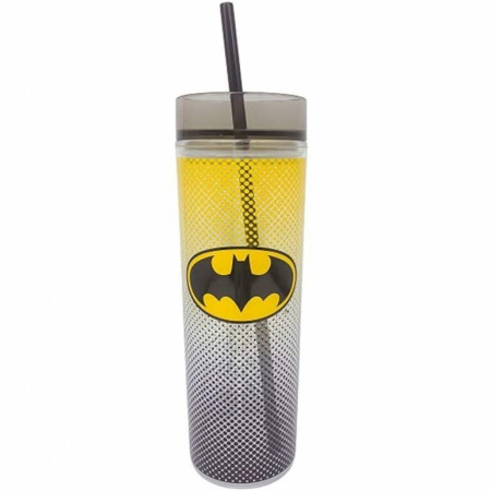 Batman Symbol Symbol Travel Mug with Straw
