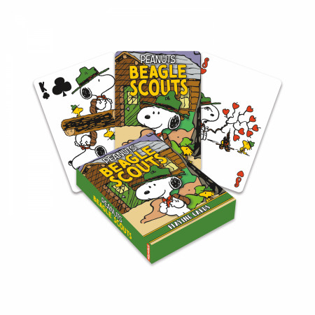 Peanuts Snoopy Beagle Scouts Deck of Playing Cards