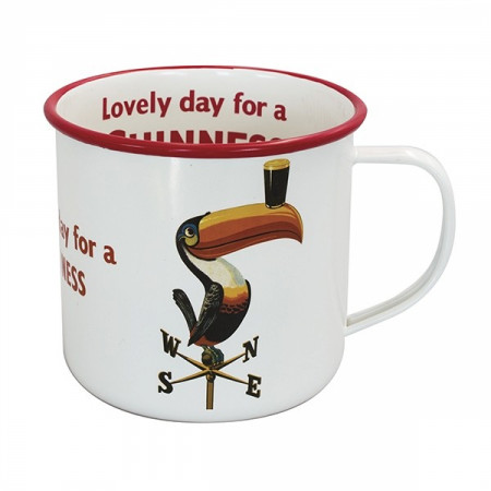 Guinness Enamel Lovely Day Toucan Mug