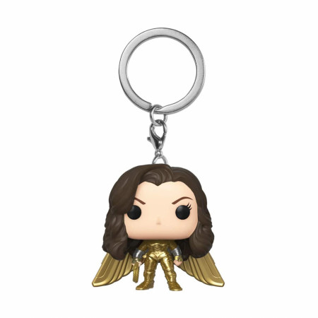 Wonder Woman 1984 Gold Armor No Helmet Funko Pop! Keychain