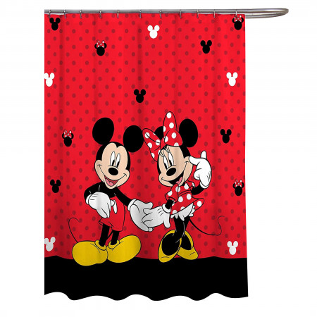 Disney Mickey & Minnie Mouse Classic Shower Curtain