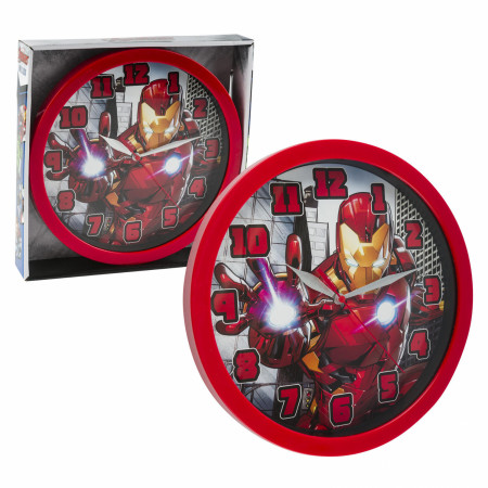 Marvel Comics The Iron Man Character 9 3/4" Wall Clock