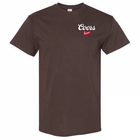Coors Banquet Rocky Road Front and Back Print T-Shirt
