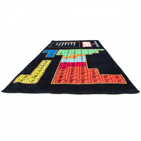 Marvel Periodic Table of Characters Oversized Beach Towel