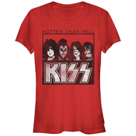 KISS Hotter Than Hell Red T-Shirt