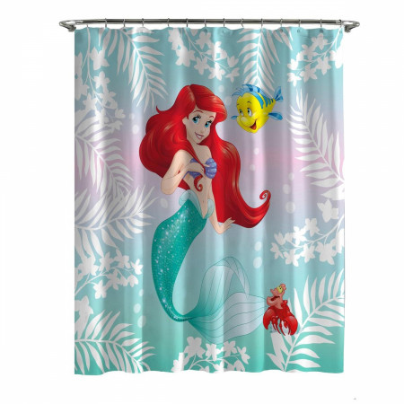 Disney The Little Mermaid Ariel & Flounder Shower Curtain