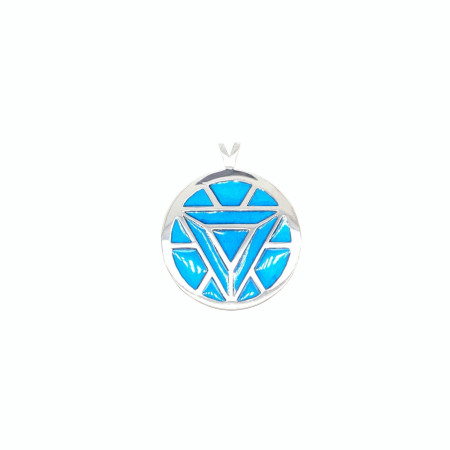 Marvel Iron Man’s Arc Reactor Turquoise Pendant