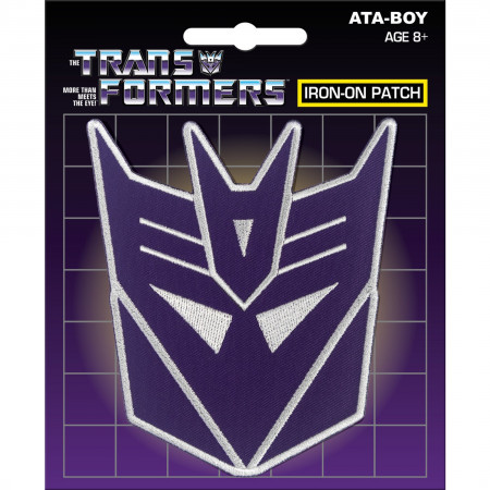 Transformers Decepticon Iron On Patch