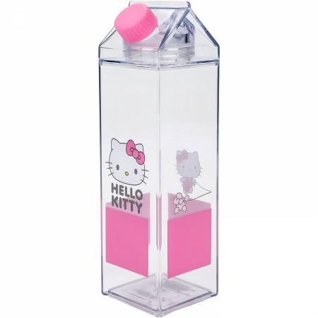 Hello Kitty Milk Carton Shaped 17oz. Water Bottle