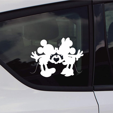 Disney Mickey And Minnie Mouse Die Cut Decal