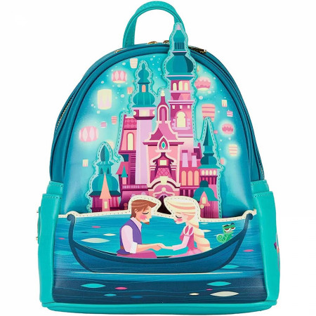 Tangled Disney Princess Castle Mini Backpack By Loungefly
