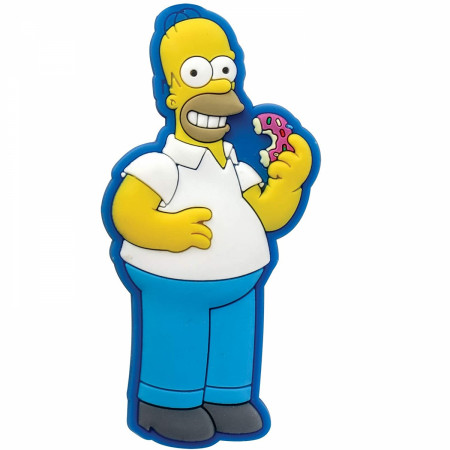 The Simpsons Homer with Donut Soft Touch PVC Magnet