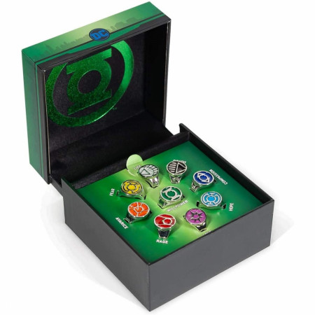 Green Lantern Collector All Lantern Corps Ring Set