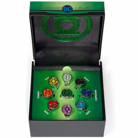 Green Lantern Collector All Lantern Corps Ring Set