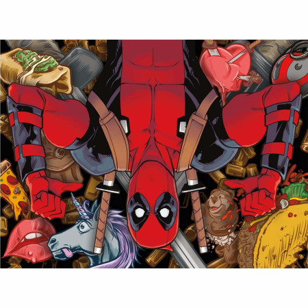 Deadpool Collage 500 Piece Jigsaw Puzzle