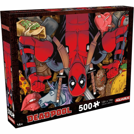 Deadpool Collage 500 Piece Jigsaw Puzzle